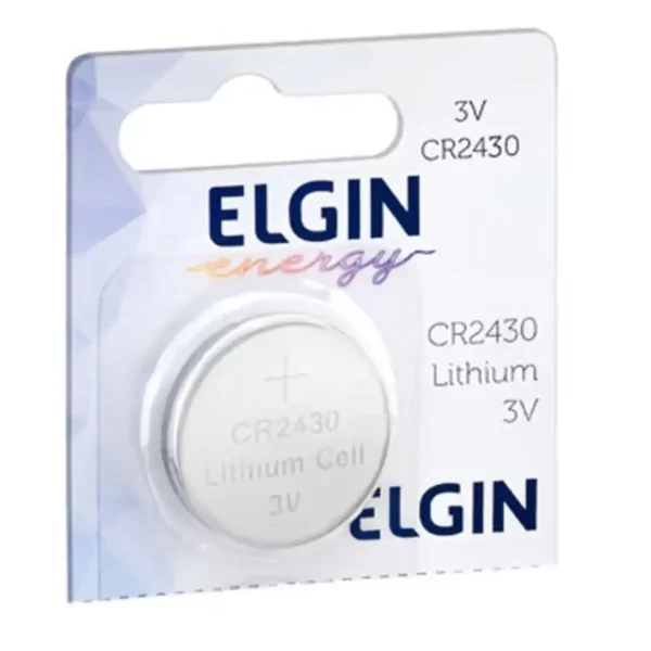 BATERIA BOTÃO CR2430 3V - ELGIN
